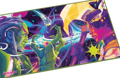 Ultimate Guard Magic: The Gathering - Edge of Eternities Stitched Edge Playmat: Haliya and Tezzeret