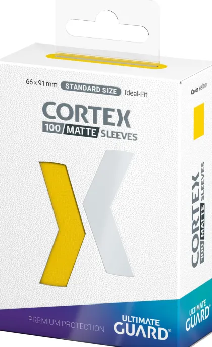 Ultimate Guard Matte Cortex Sleeves: Yellow (100 stuks)