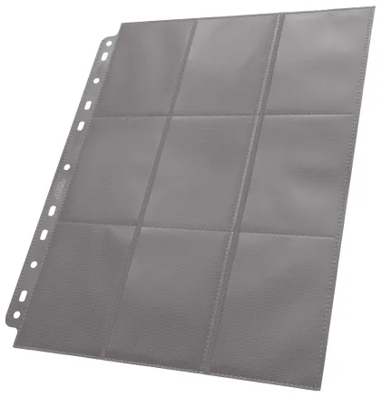 Ultimate Guard - 18 Pocket Pages Side Loading: Grey (50 stuks)