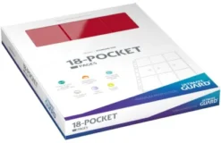 Ultimate Guard - 18 Pocket Pages Side Loading: Red (50 stuks)