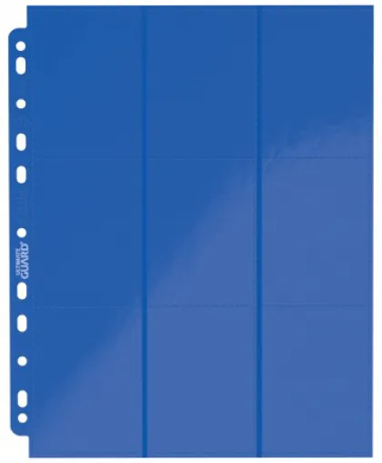 Ultimate Guard - 18 Pocket Pages Side Loading: Blue (10 stuks)