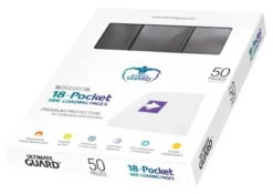 Ultimate Guard - 18 Pocket Pages Side Loading: Black (50 stuks)