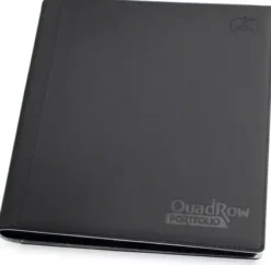 Ultimate Guard - QuadRow Portfolio 480 24-Pocket Xenoskin: Black