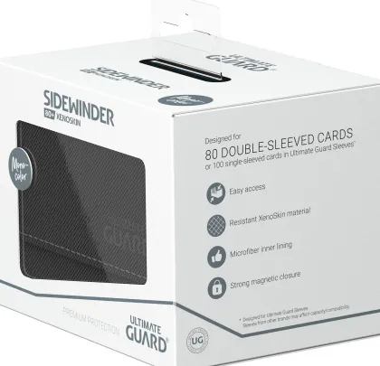 Ultimate Guard - Sidewinder 80+ XenoSkin Monocolor: Black
