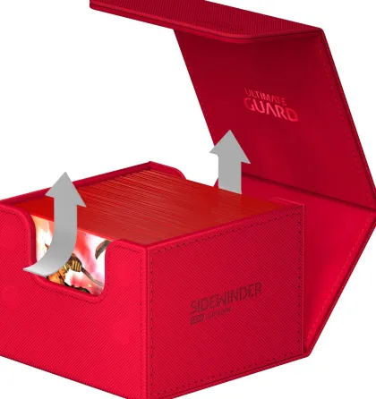 Ultimate Guard Sidewinder 133+ XenoSkin Monocolor - Red