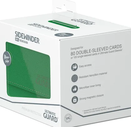 Ultimate Guard - Sidewinder 80+ XenoSkin Monocolor: Green