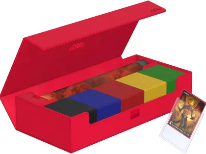 Ultimate Guard SuperHive Flip Case 550+ Monocolor Red