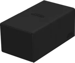 Ultimate Guard Twin Flip'n'Tray Deck Case 200+ XenoSkin Monocolor Black