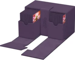 Ultimate Guard Twin Flip'n'Tray Deck Case 160+ XenoSkin Monocolor Purple