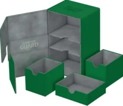 Ultimate Guard Twin Flip'n'Tray Deck Case 160+ XenoSkin Green