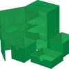 Ultimate Guard Twin Flip'n'Tray Deck Case 160+ XenoSkin Monocolor Green