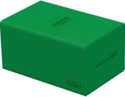 Ultimate Guard Twin Flip'n'Tray Deck Case 160+ XenoSkin Monocolor Green