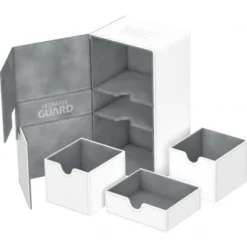 Ultimate Guard Twin Flip'n'Tray Deck Case 200+ XenoSkin White