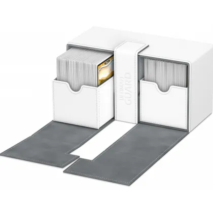 Ultimate Guard Twin Flip'n'Tray Deck Case 200+ XenoSkin White
