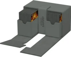 Ultimate Guard Twin Flip'n'Tray Deck Case 160+ XenoSkin Monocolor Grey