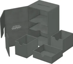 Ultimate Guard Twin Flip'n'Tray Deck Case 160+ XenoSkin Monocolor Grey
