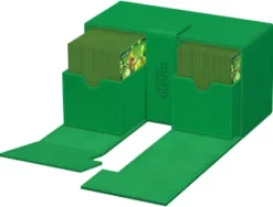 Ultimate Guard Twin Flip'n'Tray Deck Case 200+ XenoSkin Monocolor Green