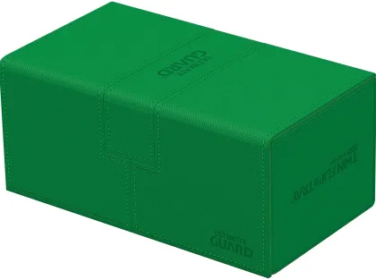 Ultimate Guard Twin Flip'n'Tray Deck Case 200+ XenoSkin Monocolor Green