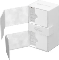 Ultimate Guard Twin Flip'n'Tray Deck Case 200+ XenoSkin Monocolor White