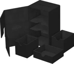 Ultimate Guard Twin Flip'n'Tray Deck Case 160+ XenoSkin Monocolor Black