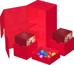 Ultimate Guard Twin Flip'n'Tray Deck Case 200+ XenoSkin Monocolor Red