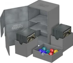 Ultimate Guard Twin Flip'n'Tray Deck Case 160+ XenoSkin Grey