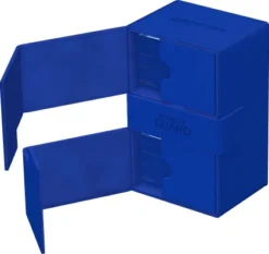 Ultimate Guard Twin Flip'n'Tray Deck Case 160+ XenoSkin Monocolor Blue