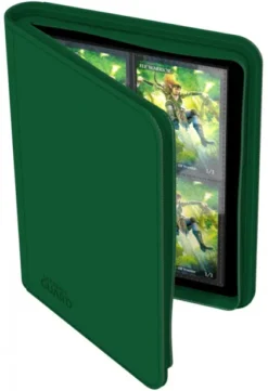 Ultimate Guard - Zipfolio 160 8-Pocket XenoSkin: Green