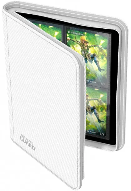 Ultimate Guard - Zipfolio 160 8-Pocket XenoSkin: White
