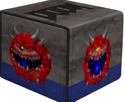 Ultra Pro - Alcove Edge Deckbox - Bethesda: DOOM - Cacodemon