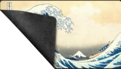 Ultra Pro Black Stitched Playmat: The Great Wave off Kanagawa