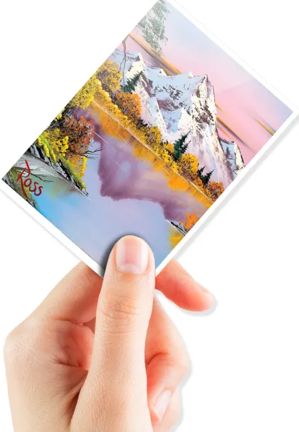 Ultra Pro - Bob Ross APEX Sleeves: Mighty Mountain Lake