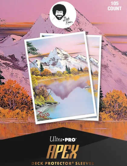 Ultra Pro - Bob Ross APEX Sleeves: Mighty Mountain Lake