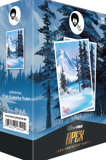 Ultra Pro - Bob Ross APEX Sleeves: Winter Paradise