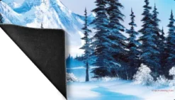 Ultra Pro - Bob Ross Stitched Playmat: Winter Paradise