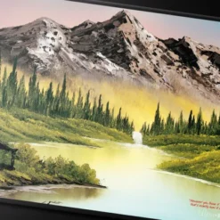 Ultra Pro - Bob Ross Stitched Playmat: Mountain Retreat