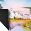 Ultra Pro - Bob Ross Stitched Playmat: Mighty Mountain Lake