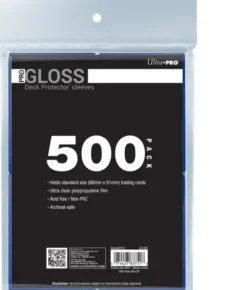 Ultra Pro - Deck Protectors Gloss: Blue (500 stuks)