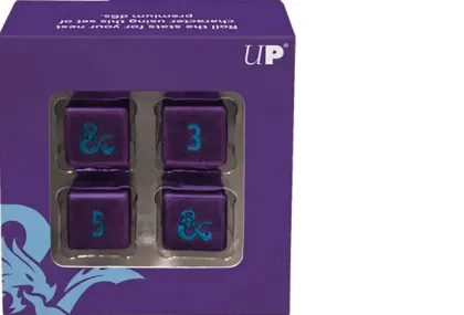 Ultra Pro Dungeons and Dragons - Heavy Metal Dice Set D6: Phandelver Campaign - Underdark (4 stuks)