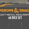 Ultra Pro Dungeons and Dragons - Heavy Metal Dice Set D6: Spelljammer Realmspace (4 stuks)