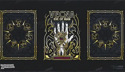 Ultra Pro Dungeons & Dragons Stitched Playmat: Vecna, Eve of Ruin