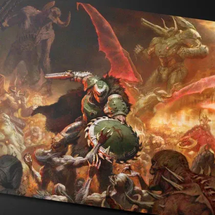 Ultra Pro Extended Playmat: Bethesda - Doom: Onslaught