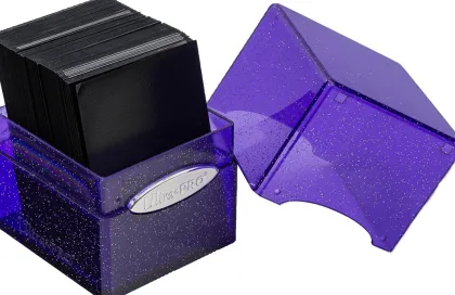 Ultra Pro - Glitter Satin Cube Deckbox: Purple