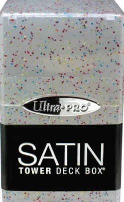Ultra Pro - Glitter Satin Tower Deckbox: Clear