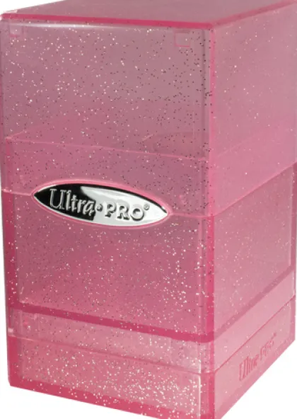 Ultra Pro - Glitter Satin Tower Deckbox: Pink