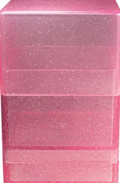 Ultra Pro - Glitter Satin Tower Deckbox: Pink
