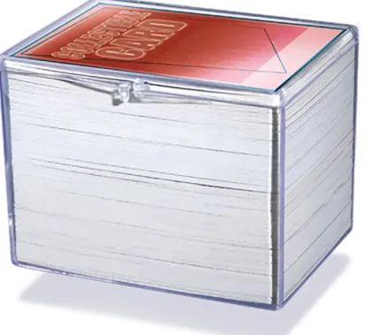 Ultra Pro - Hinged 150-Count Storage Case: Clear