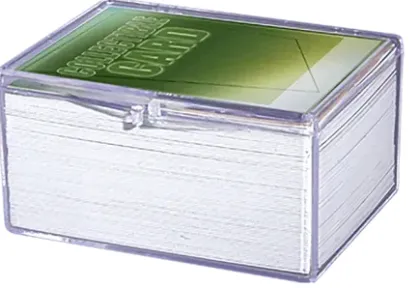 Ultra Pro - Hinged 100-Count Storage Case: Clear