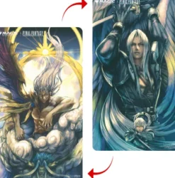 Ultra Pro Magic: The Gathering - Final Fantasy Double-Sided Playmat: Sephiroth, Fabled Soldier / Sephiroth, One-Winged Angel
