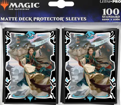 Ultra Pro Magic: The Gathering - Tarkir: Dragonstorm Commander Sleeves: Jeskai (100 stuks)